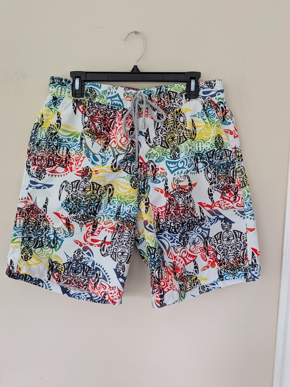 Bugatchi Uomo Aquatic Print Swim Trunks Men’s M Multicolor NWOT